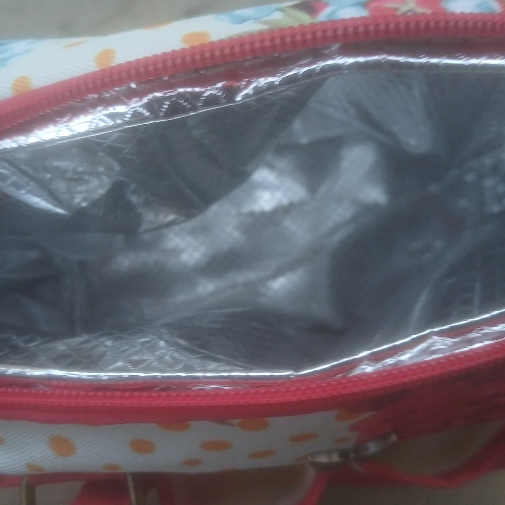 The Pioneer Woman Red and Blue Floral Baby Bag